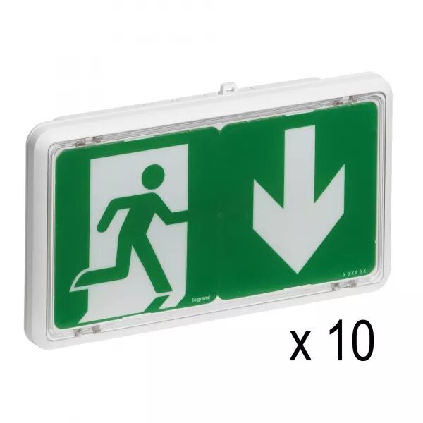 LOT DE 10 BAES EVACUATION 062525 CONNECT�S RECONDITIONN�S SANS PAT�RE AP. 2019