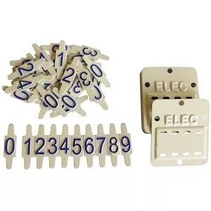 Lot de 10 plaques identification logement (EE002)
