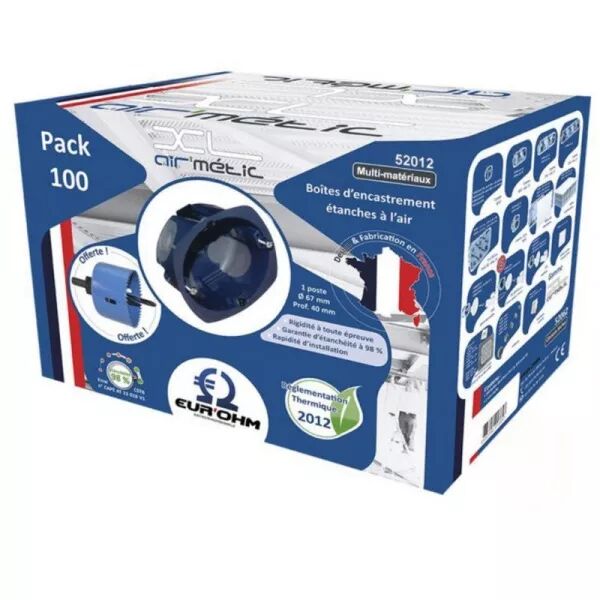 Lot de 100 boites multimat Air\'m�tic d67 p 40 (52012)