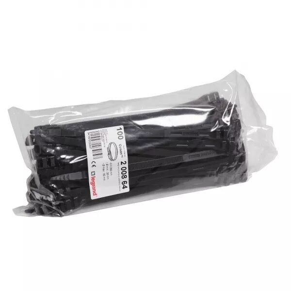 LOT DE 100 COLLIERS COLSON SP LARGEUR 9MM - LONGUEUR 262MM - NOIR