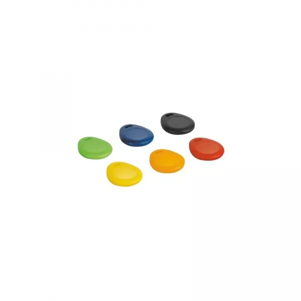 LOT DE 6 BADGES DE COULEUR COMPATIBLES AVEC LE CONTR�LE D�ACC�S