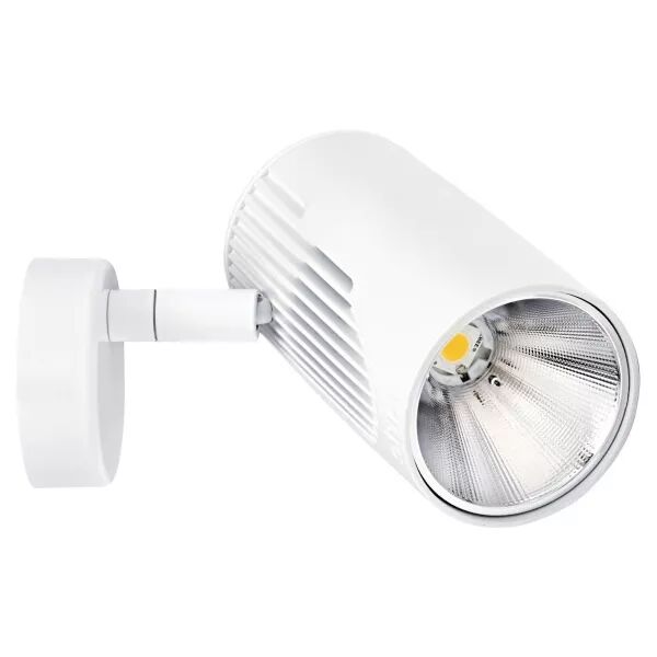 LUMI 01 - Proj. s/pat�re, blanc, angle 32�, LED int�g. 19,5W 3000K 1650lm (50165)
