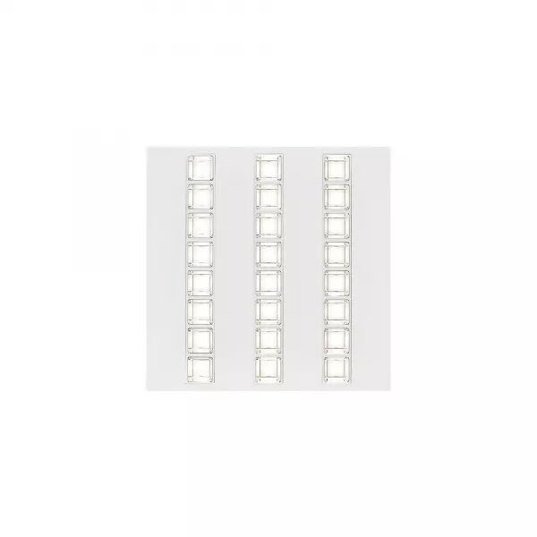 LUMINAIRE ENCASTR� OPTIX E 600 3L 27W 3600LM 840 ALU SSC