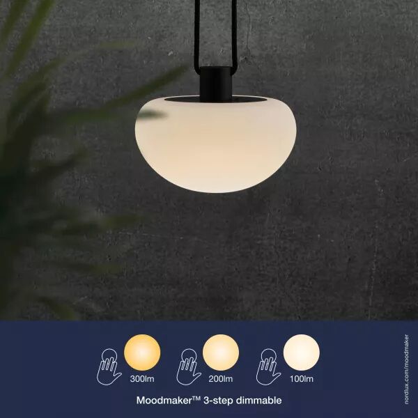 LUMINAIRE NOMADE - SPONGE SUSPENSION -  PLASTIQUE - BLANC - LED MODULE INCL.