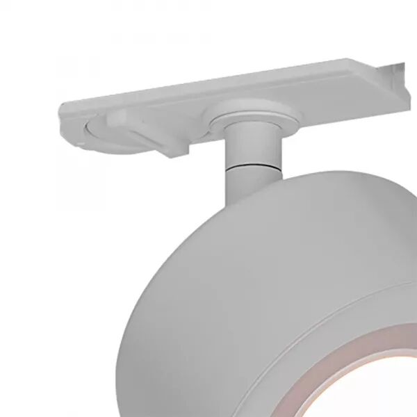 LUMINAIRE SUR RAIL - CLYDELINK - M�TAL - BLANC - LED MODULE INCL.