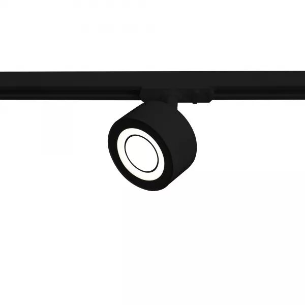 Luminaire sur rail - CLYDELINK - M�tal - Noir - LED Module Incl. (2213550103)