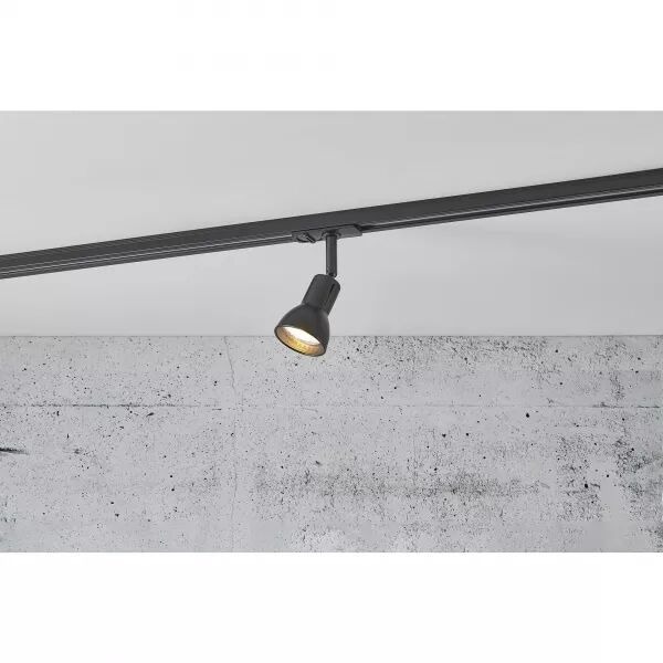 LUMINAIRE SUR RAIL - MUNINLINK - M�TAL - NOIR -  GU10