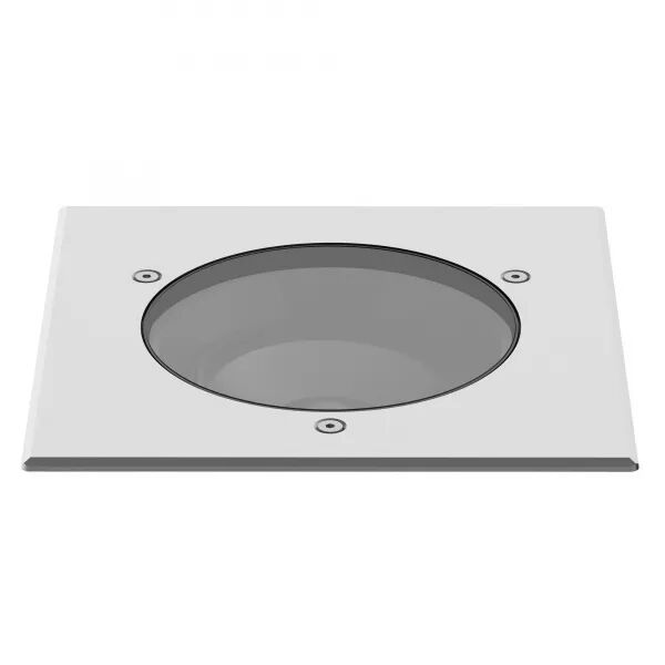 LUMISOL 175 - ENC.SOL EXT. IP67 IK10 INOX 316L, CARR�, LED 9,6W 15� 4000K 1300LM