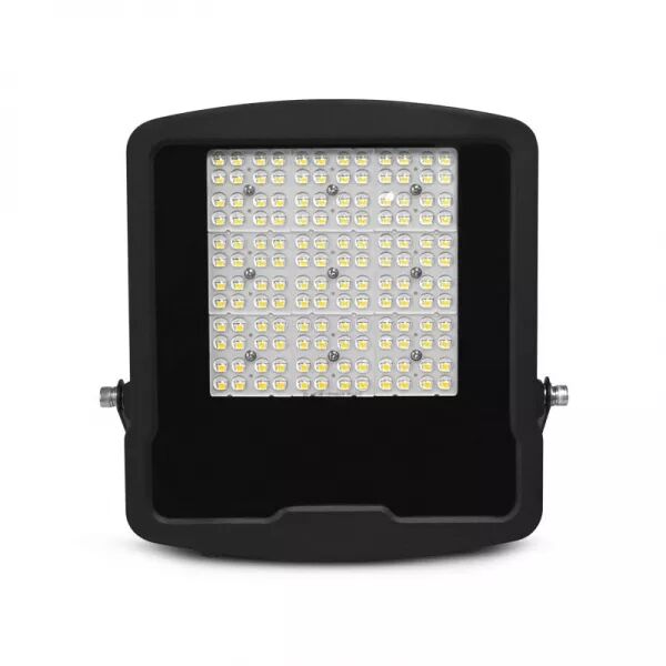 LUMOS ASYM PROJECTEUR ASYM 100W 4000K 40�X90� PLAT NOIR IP65 5ANS