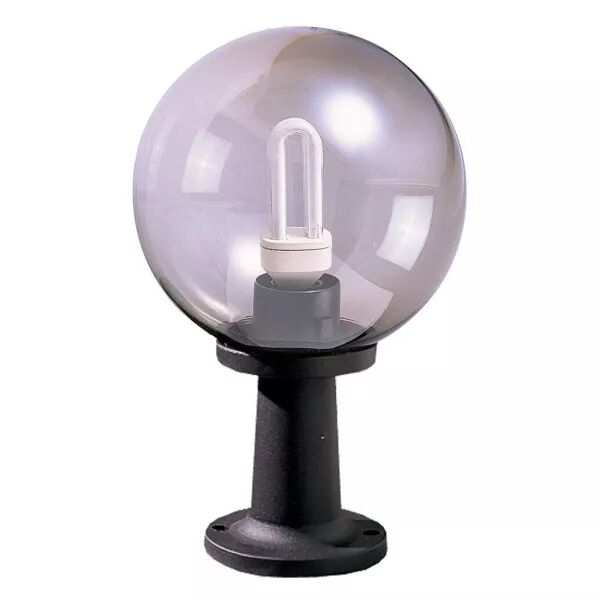 LUNA - Borne Ext. IP44 IK08, noir, E27 100W max., lampe non incl., haut. 41cm (1716)