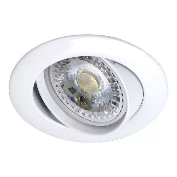LUNAR - Enc.GU5,3, IP20, rond, orientable, blanc, lpe LED 6W 4000K 480lm (51135)