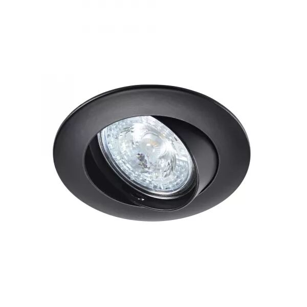 LUNAR 50-12 - ENCASTR� GU5,3, ROND, BASCULANT, NOIR, LPE NON INCL.