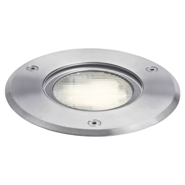 LUXMUR 2 - Encastr� Mur Ext. GX53 IP66 IK07, rond, inox, Lpe non incl. (1741)