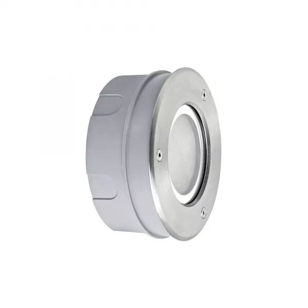 LUXMUR 2 - ENCASTR� MUR EXT. GX53 IP66 IK07, ROND, INOX, LPE NON INCL.