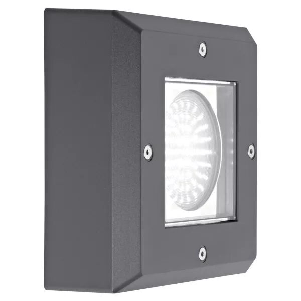 LUXMUR 3 - Applique Mur Ext. GX53 IP66 IK07, carr�, graphite, Lpe non incl. (1740)