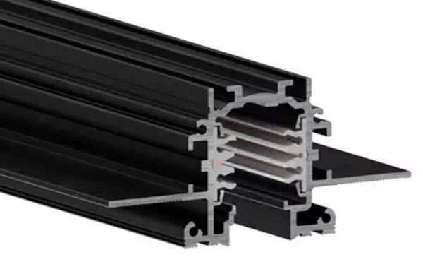 LYTESPAN RAIL ENCASTR� TRIMLESS 2M NOIR 9000-2/B-TR