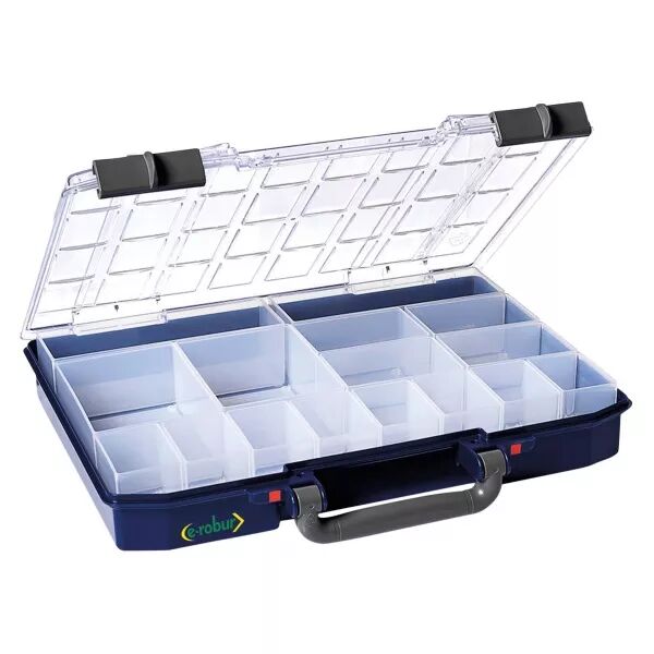 Mallette de rangement hauteur 55 mm, 16 compartiments. (321154)