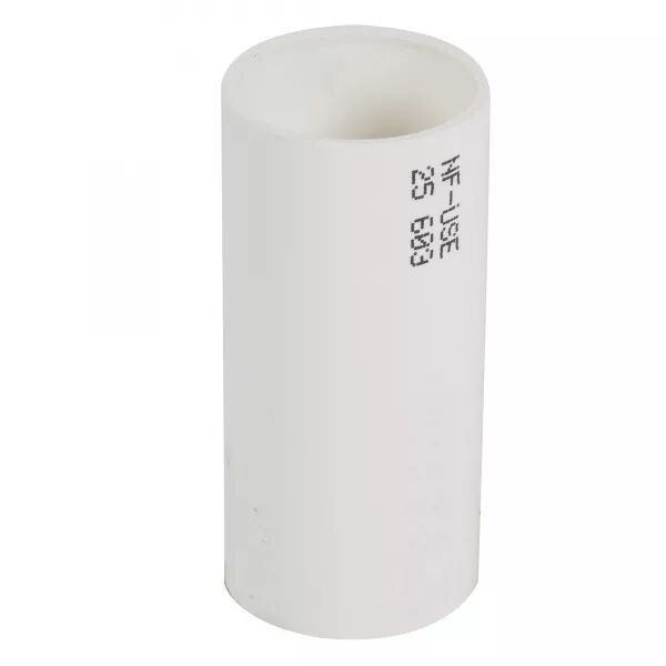 MANCHON POUR CONDUITS �25MM - BLANC RAL9010 ANTIMICROBIEN