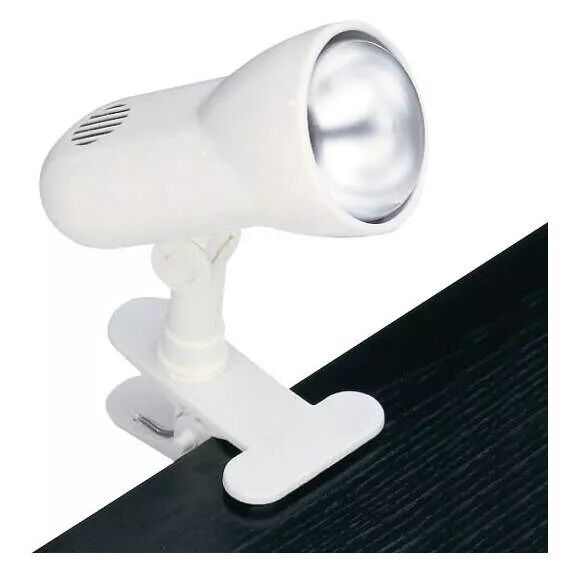 MANTA 63 - Spot � pince E27 60W max, orientable, blanc, Lpe non incl. (0673)