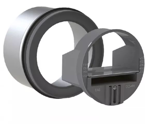 MAR 200/180-300 - REGULATEUR DEBIT BASSE PRESSION REGLABLE 300 M3/H DIAMETRE 200