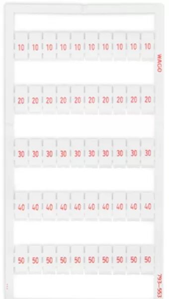 MARQUAGE WMB HORIZONTAL 10, 20, ... 50 (20X)
