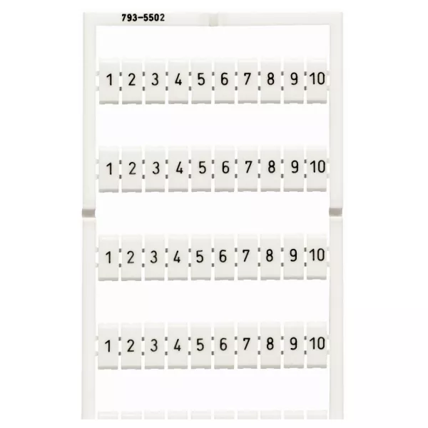 Marquage WMB horizontal extensible 1...10 (10x)793-5502