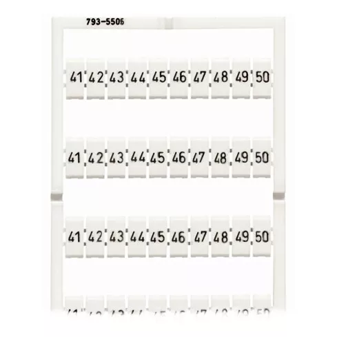 Marquage WMB horizontal extensible 41...50 (10x)793-5506