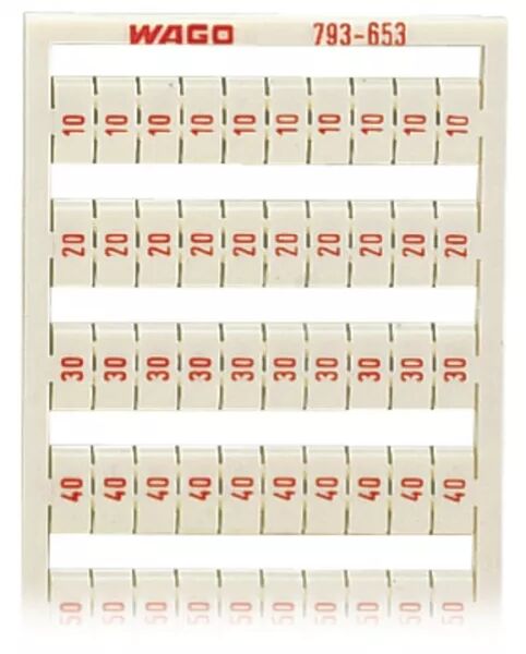 MARQUAGE WMB VERTICAL 10,20, ... 50 (20X)