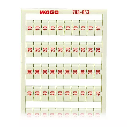 Marquage WMB Vertical 10,20, ... 50 (20x)793-653