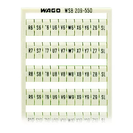 Marquage WSB Horizontal R6 ... SL � R10 ... SL (10x) (209-550)