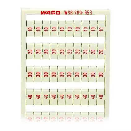 Marquage WSB Vertical 10, 20, ... 50 (20x) (209-653)