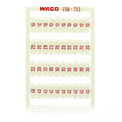 Marquage WSB Vertical 10 ... 50 (20x) (209-753)
