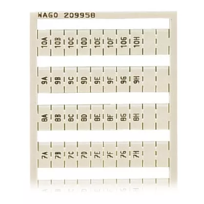 Marquage WSB Vertical 1A � 10H (1x) (209-958)