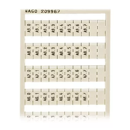 Marquage WSB Vertical A0.0 � A9.7 (1x) (209-967)