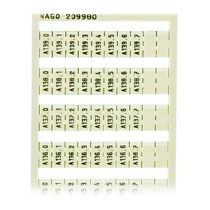 Marquage WSB Vertical A130.0 � A139.7 (1x) (209-980)