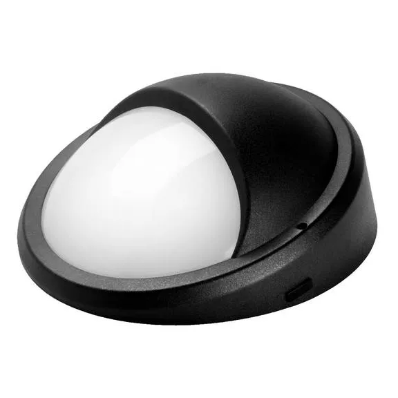 MARS ASYMETRIQUE NOIR 21W 2900K-IRC80-IP65-IK10 2150lm DET HF ON-OFF (350249)