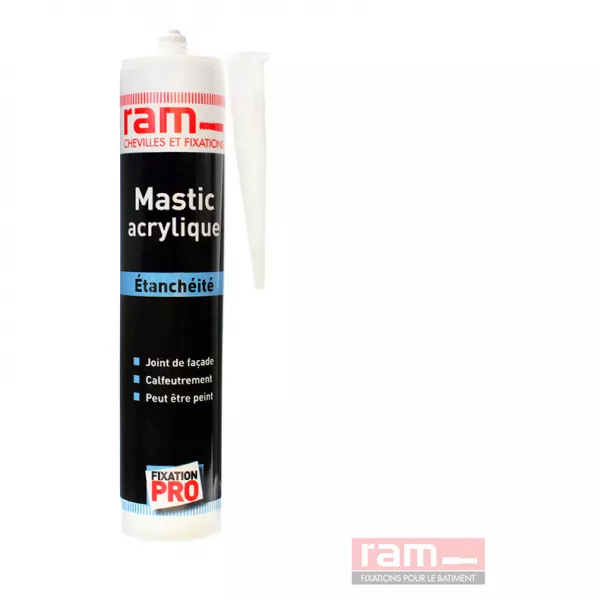 MASTIC ACRYLIQUE BLANC 300 ml (63610)