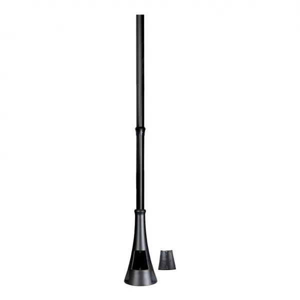MATEO - M�t / Poteau �60mm NOIR - 3,00M (3131)