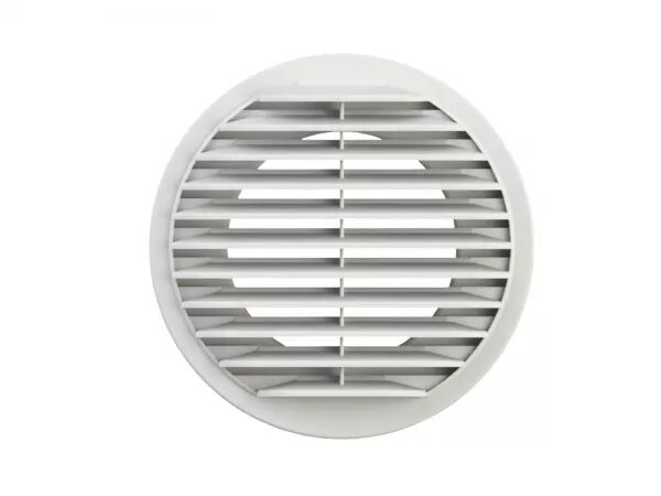 ME PLAST 125 B - REJET OU PRISE D\'AIR MURALE BLANC DIAM�TRE 125