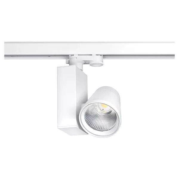 MENDY - Proj. Rail 3 all.023, blanc, angle 50�, LED int�g. 25W 4000K 3200lm (50108)