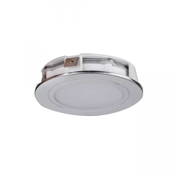 MEUBLED - ENCASTR� IP44, ROND, FIXE, ALU, LED INT�G. 1,7W 3000K 150LM