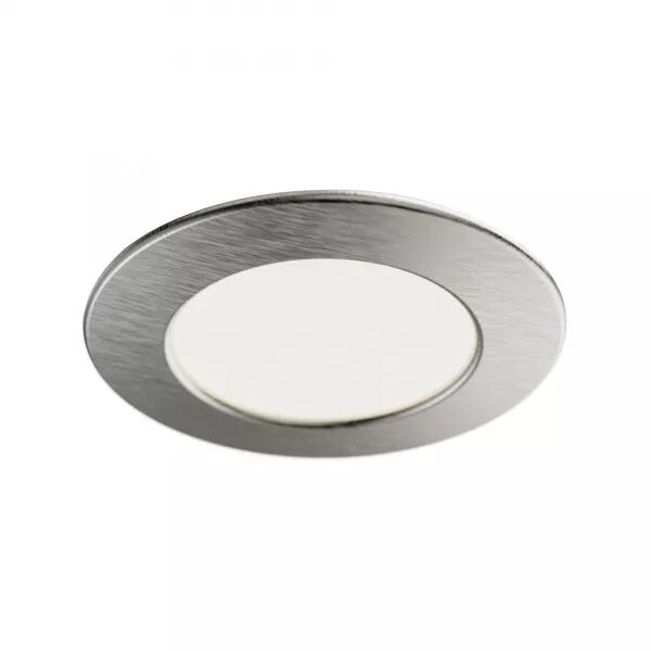 MEUBLED 230V - ENCASTR� IP20 ROND FIXE ALU, LED 2,6W 3CCT 3-4-5000K 180LM
