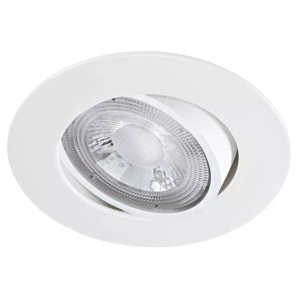 MI6 - Enc. LED int�g. 5W 3000K 480lm, alu blanc, UGR <22, connexion sans outil (50619)