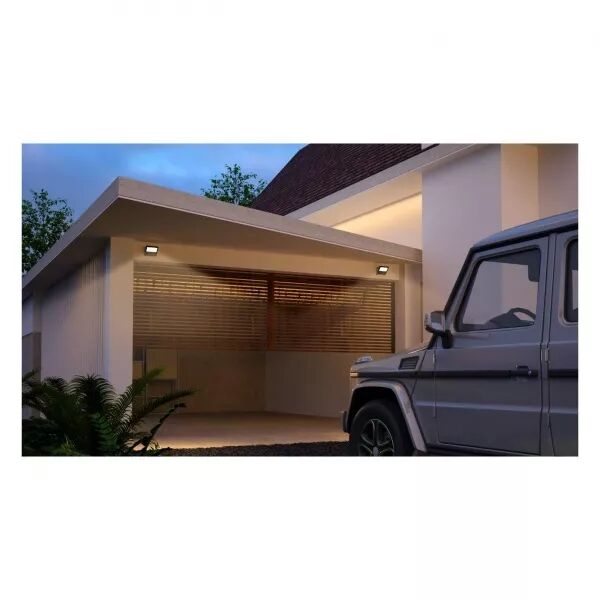 MICHELLE - Proj. Ext. IP65 IK08 noir 110� LED int�g. 30W 3000K + d�tecteur PIR (50785)