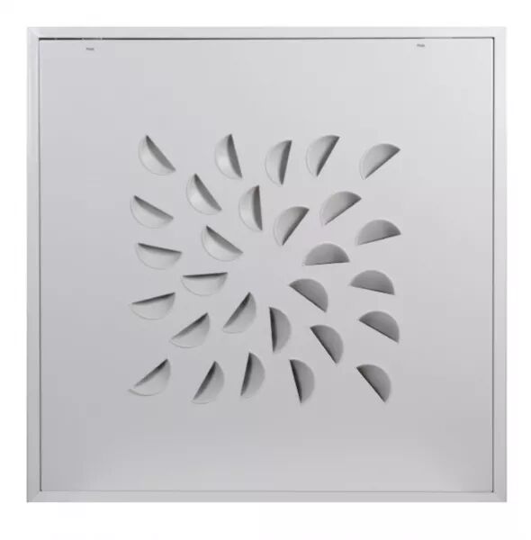 MID NEXT-KLIN 600LW-DIFFUSEUR 600X600 BUSES BLANC. PETIT VOLUME PL�NUM LAT�RAL