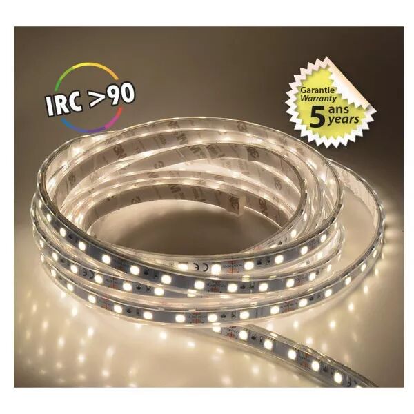 MIIDEX - &BANDEAU BLC 4000K 5M 60LED 12.4W/M IP67 24V SILICON BOITE 5ANS (751671)