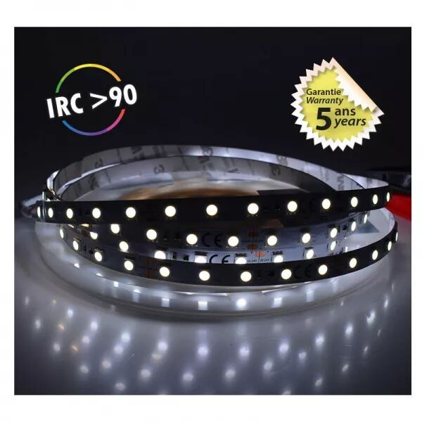 MIIDEX - &BANDEAU BLC 6000K 5M 60LED 12,4W/M IP20 24V BOITE 5ANS (751652)