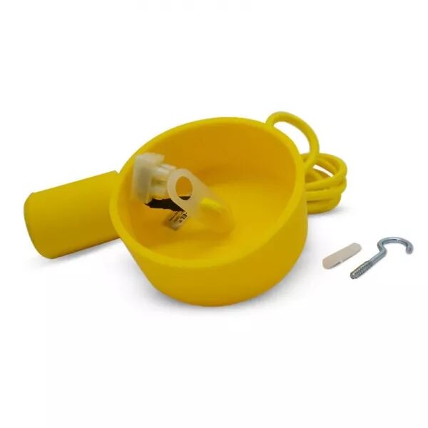 MIIDEX - &BUTTERFLY E27 DOUILLE SILICON + CABLE 2M JAUNE (5007)