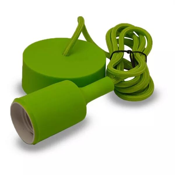 MIIDEX - &BUTTERFLY E27 DOUILLE SILICON + CABLE 2M VERT (5006)