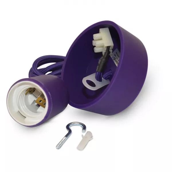 MIIDEX - &BUTTERFLY E27 DOUILLE SILICON + CABLE 2M VIOLET (5009)